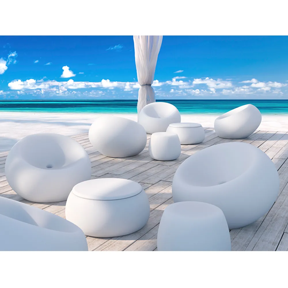 Plust Collection Sgabello basso Boom - Bianco