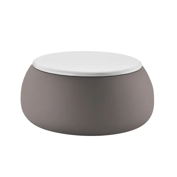 Plust Collection T Ball Couchtisch mit Tischplatte – Sand