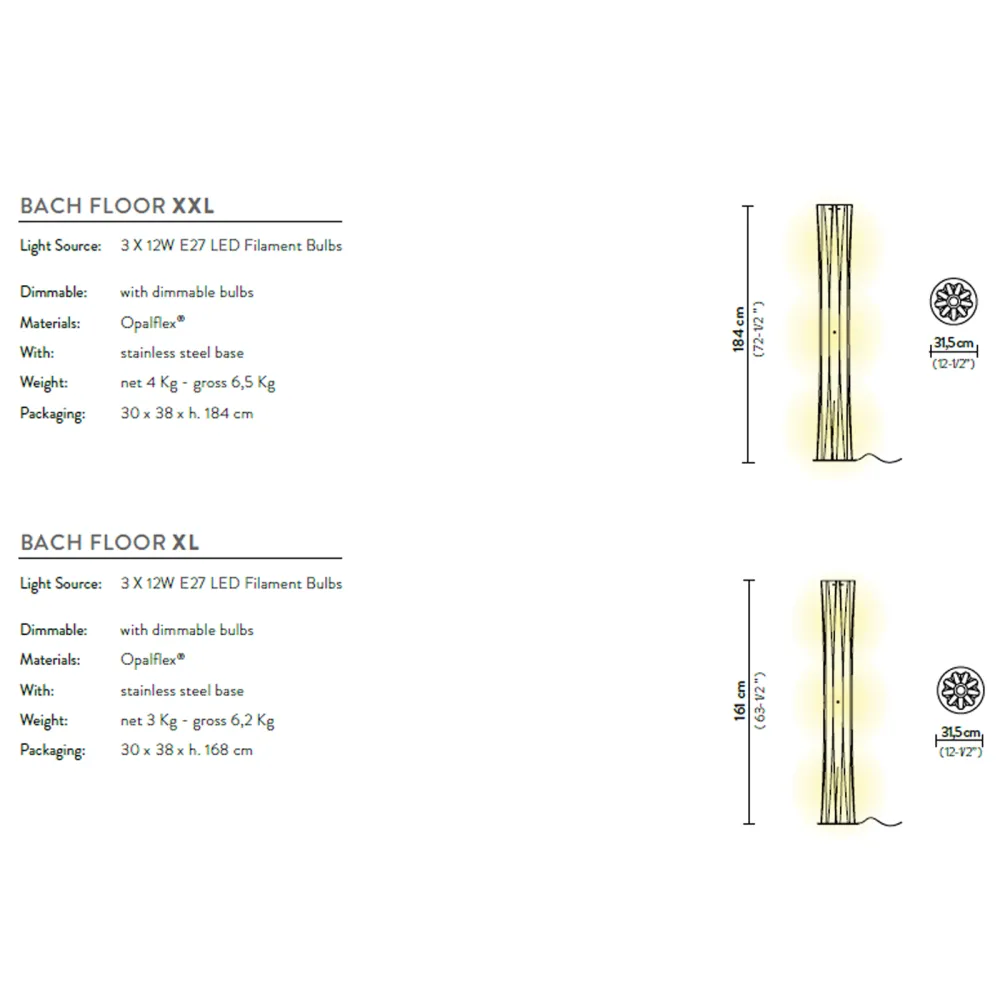 Lampada da terra Slamp Bach