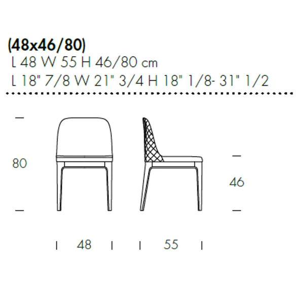 Chair Tonin Casa Gilda Élite