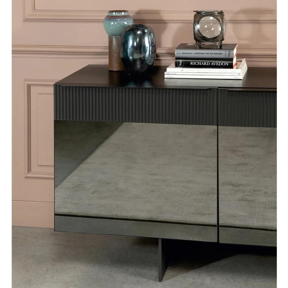 Tonin Casa Sideboard Canneté - 3 Doors