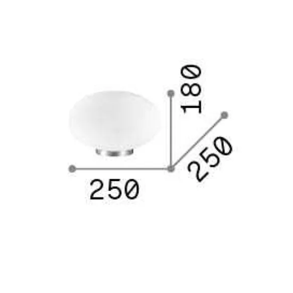 Ideal Lux Lampe de table Candy TL1 D25