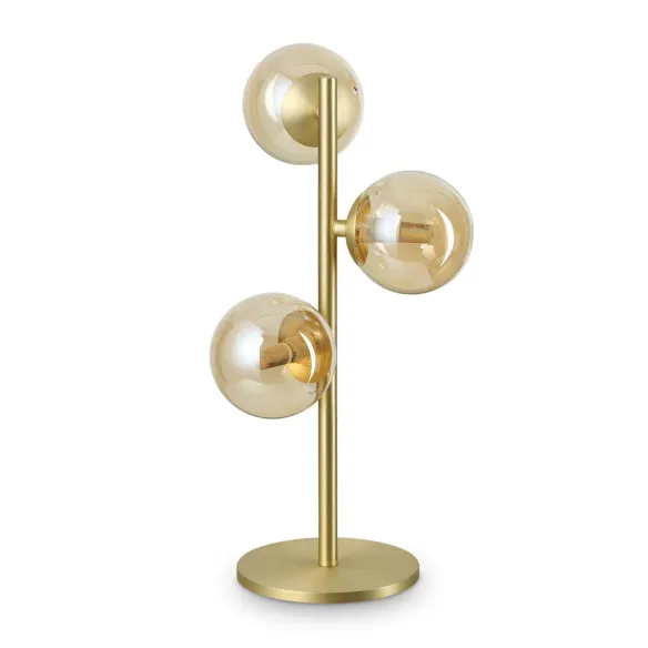 Ideal Lux Lampe de table Perlage TL3 - Ambre