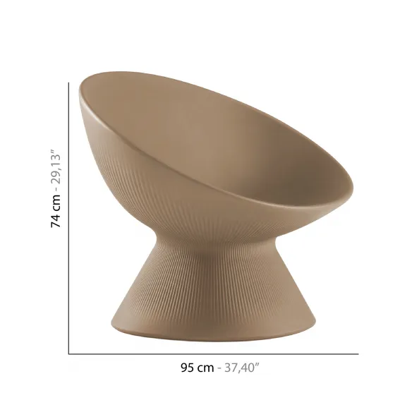 Plust Collection Sessel Fade - Stein