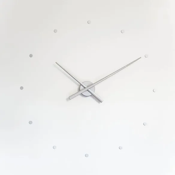Wanduhr nomon OJ Silver