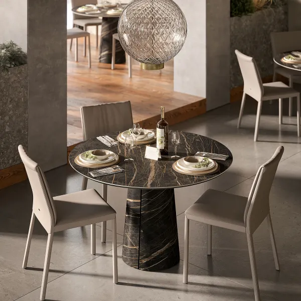 Mesa redonda Cattelan Italia Cuba Keramik Bistrot 2