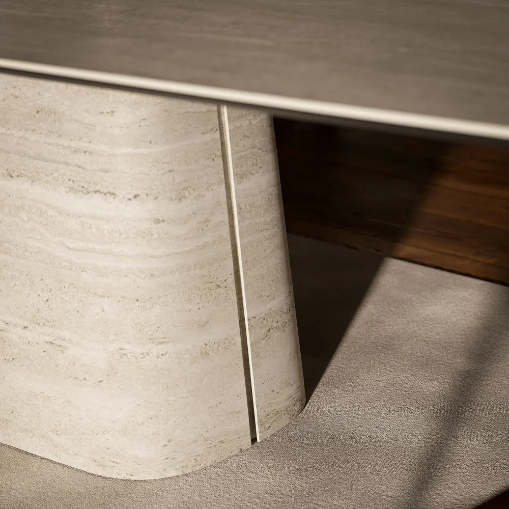 Mesa con forma Cattelan Italia Napoleon Keramik