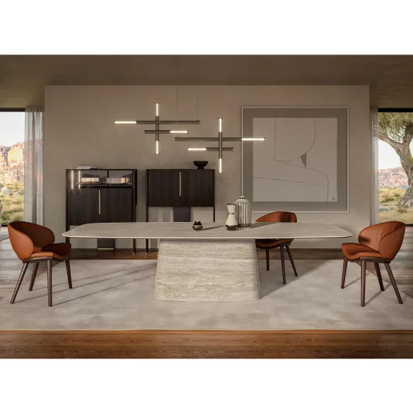 Mesa con forma Cattelan Italia Napoleon Keramik