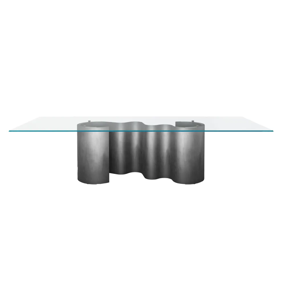 Table rectangulaire Cattelan Italia Papel Glass