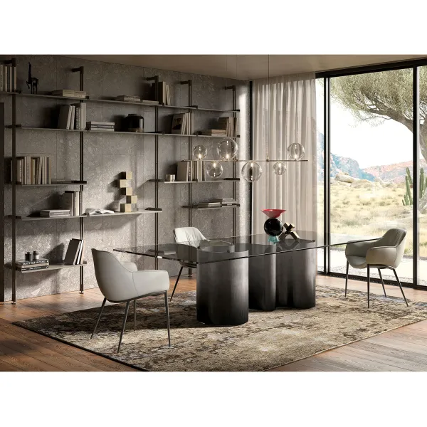 Tavolo rettangolare Cattelan Italia Papel Glass 2