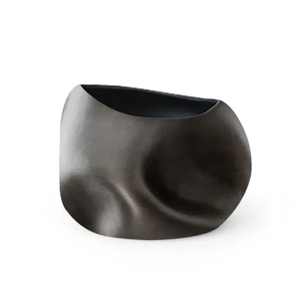 Vaso Adriani e rossi Jarron Malamocco - Golden Black - 40 cm