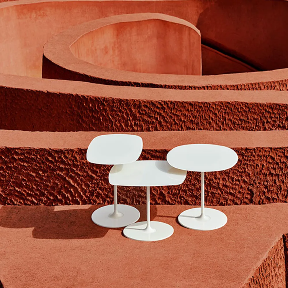 Kartell Thierry Tavolino Basso - Bianco