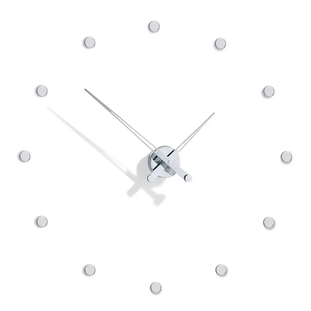 Reloj de pared Nomon Rodòn I Cromo