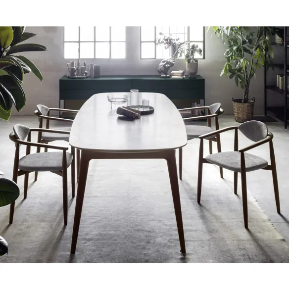 Tisch mit Marmorplatte Novamobili Hanami
