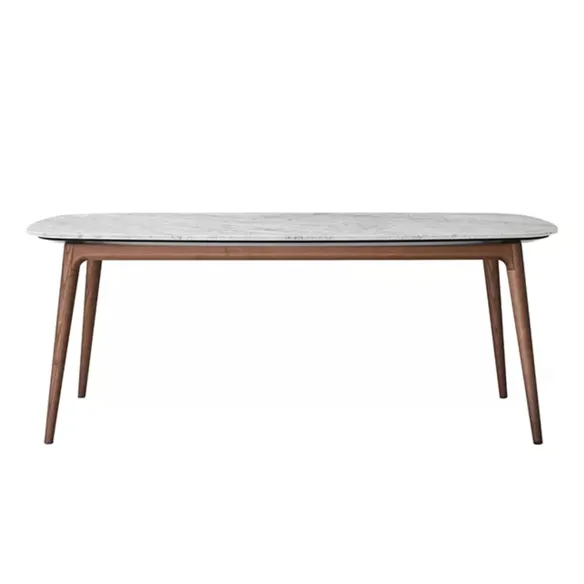 Table avec plateau en marbre Novamobili Hanami