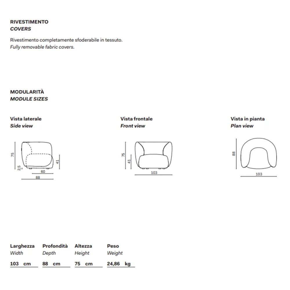 Novamobili Fauteuil Blossom