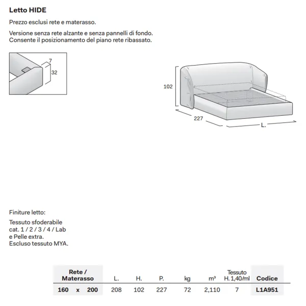 Novamobili Letto Hide 2