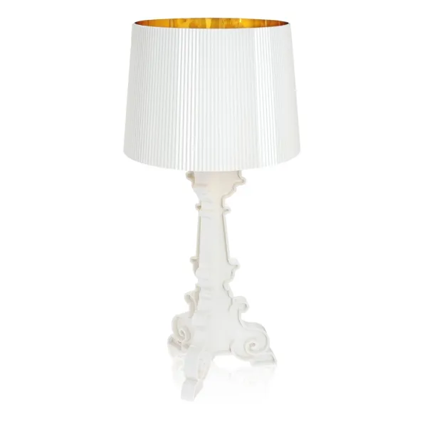 Kartell Bourgie Lámpara de mesa - White and Gold