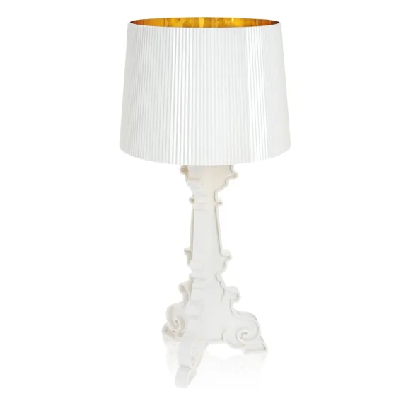 Kartell Bourgie Lampe de table - White and Gold