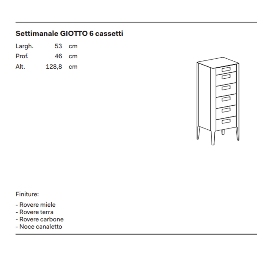 Commode haute Novamobili Giotto