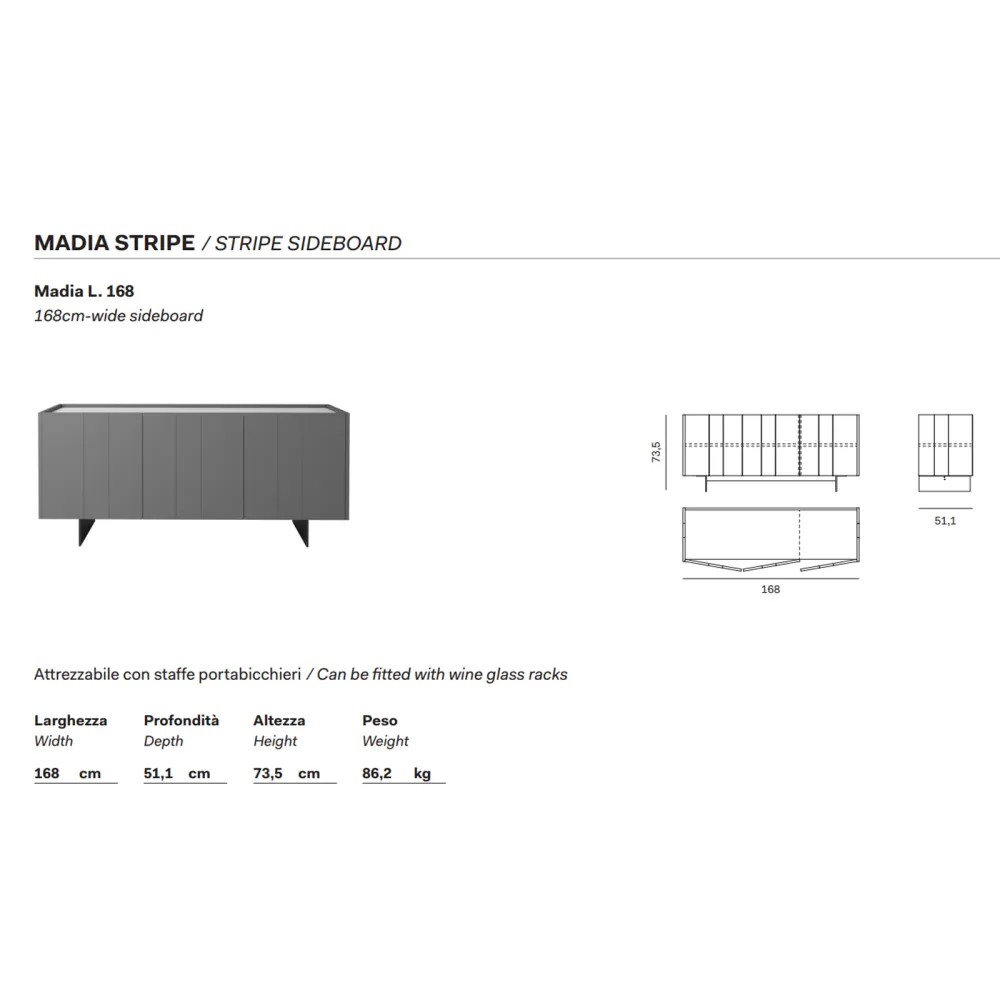 Buffet Novamobili Stripe