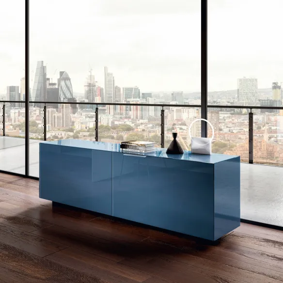 Lago Glossy glass sideboard Plenum