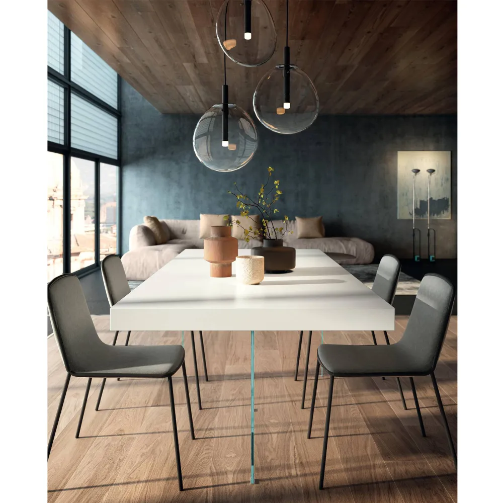 Lago Table Air Laccato H. 76