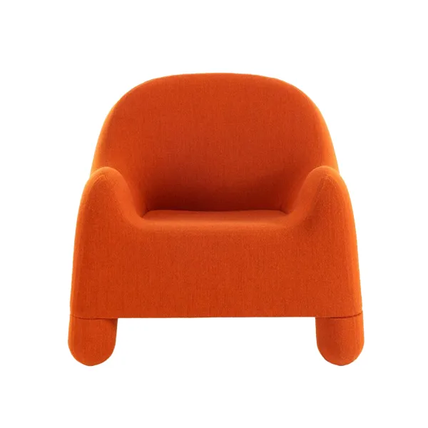 Zanotta Poltroncina Gomma - Tela naranja