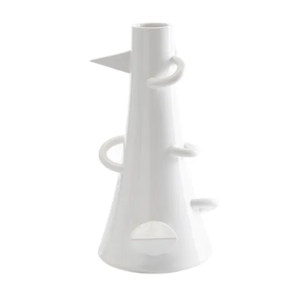 Zanotta Vaso conico in ceramica Dealbata