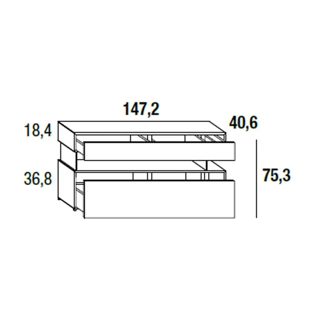 Lago Sideboard Air 0347