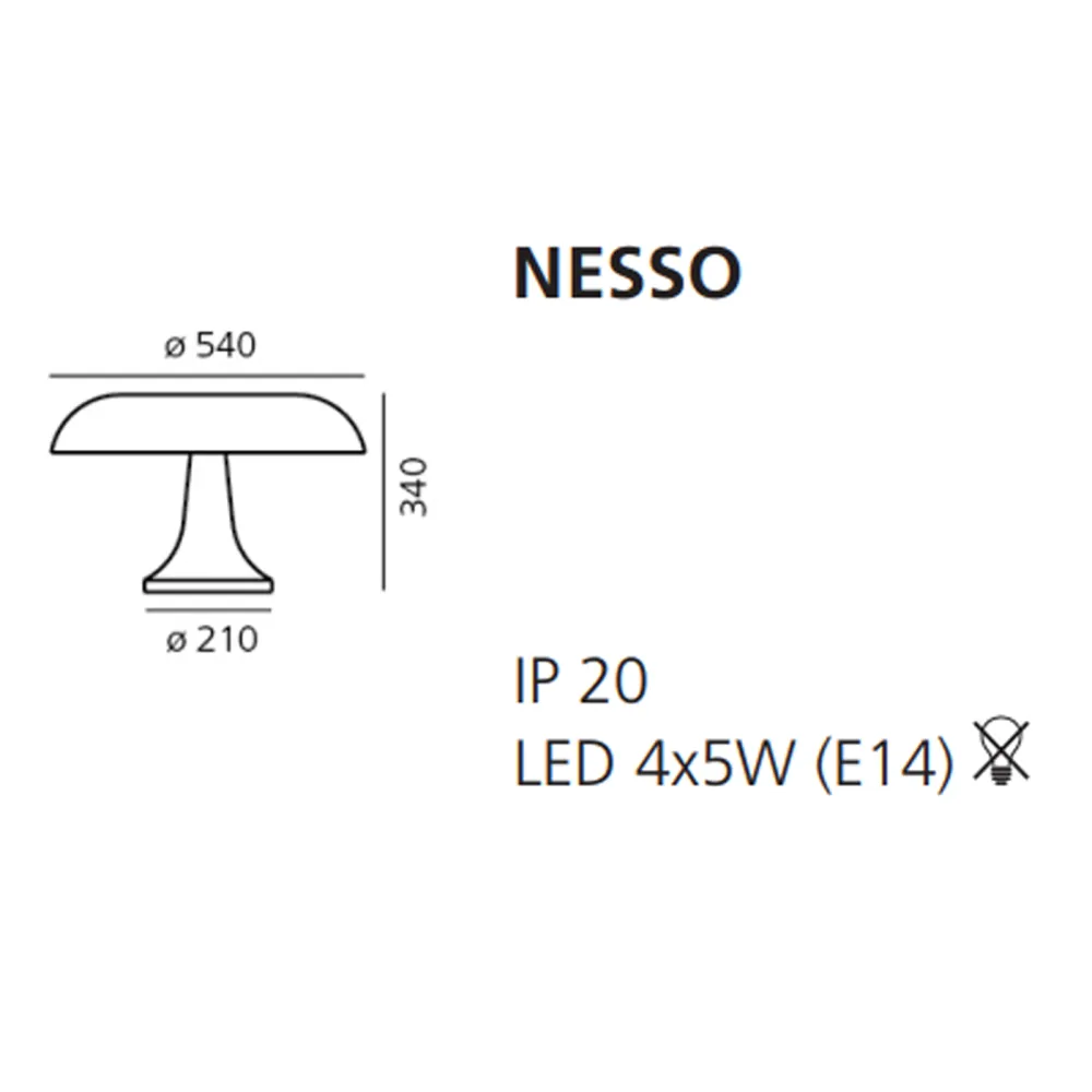 Table lamp Artemide Nesso