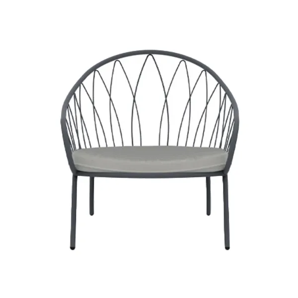 Low armchair Vermobil Flora