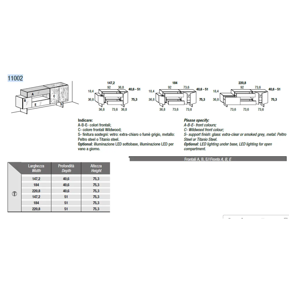 Lago Anrichte 36e8 11002