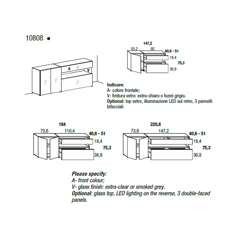 Lago Sideboard 36e8 10808