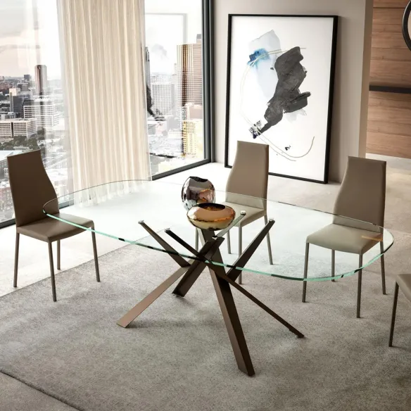 Table ovale Easy-Line Diago ET76