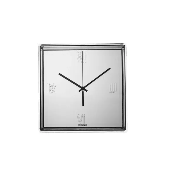 Kartell Tic & Tac Reloj de pared - Cromo