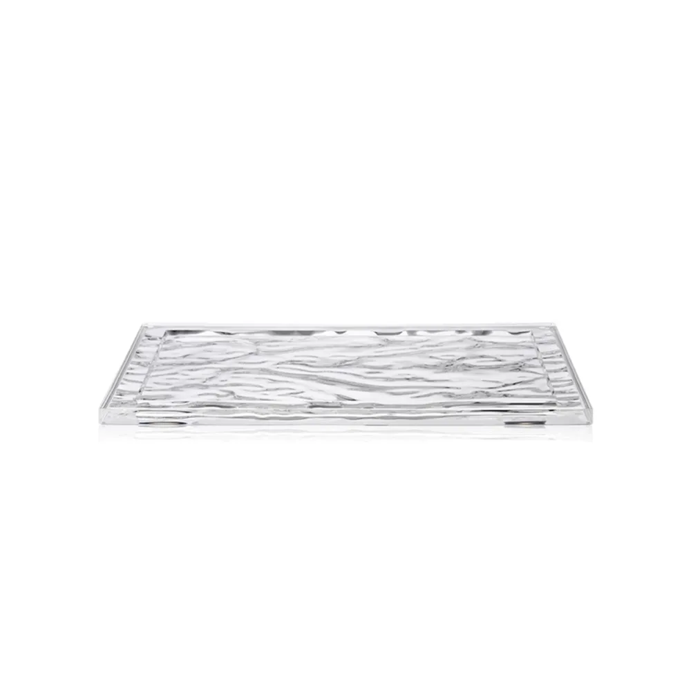 Kartell Dune Kleines Tablett – Kristall