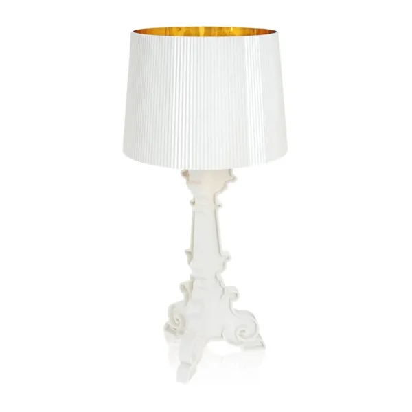 Kartell Bourgie Table Lamp - White and Gold