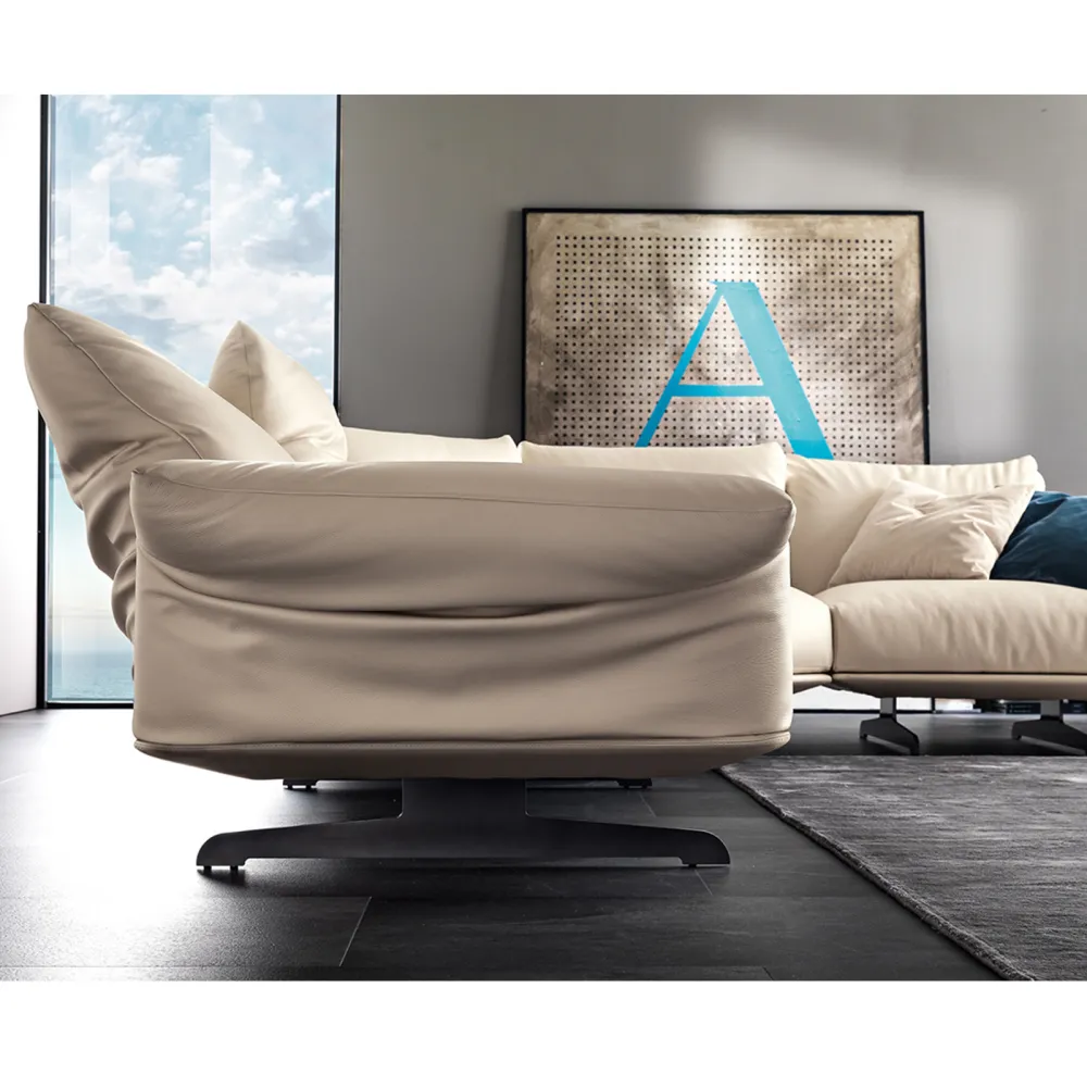 Corner Sofa Albani Contemporary 20 - Blade Foot