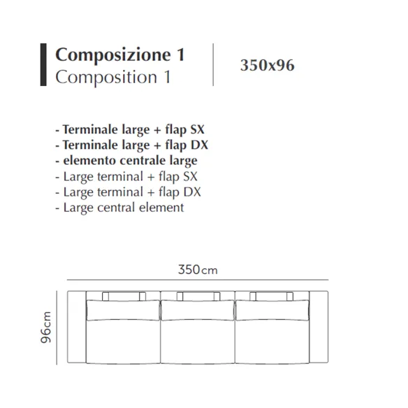 Divano Albani 8 Flap