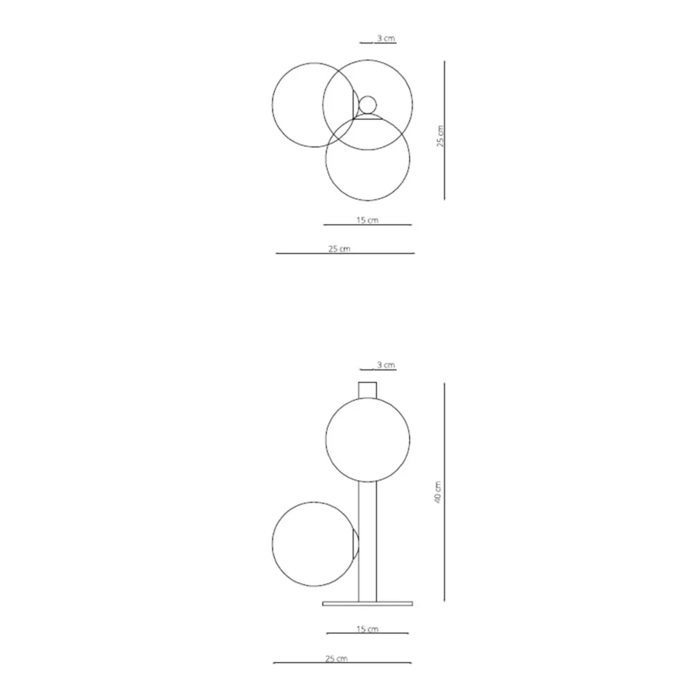 Riflessi Lampe de Table Twist - Or