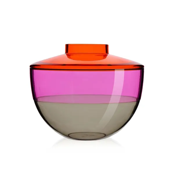 Kartell Vase Shibuya - Orange-Violet-Fumé