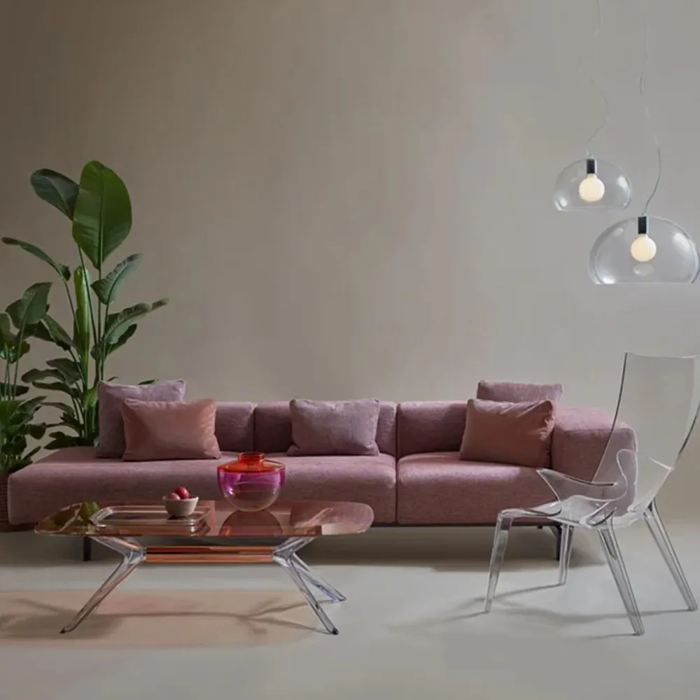 Kartell Vase Shibuya - Orange-Violet-Fumé