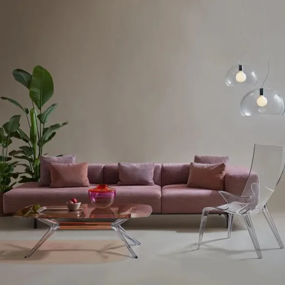 Kartell Vase Shibuya - Orange-Violet-Fumé