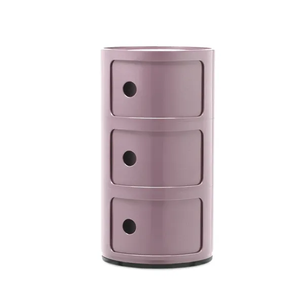 Kartell Cassettiera Componibili Classic - 3 cassetti - Malva