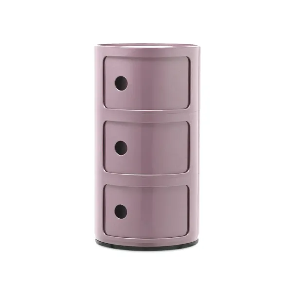 Kartell Cassettiera Componibili Classic - 3 cassetti - Malva