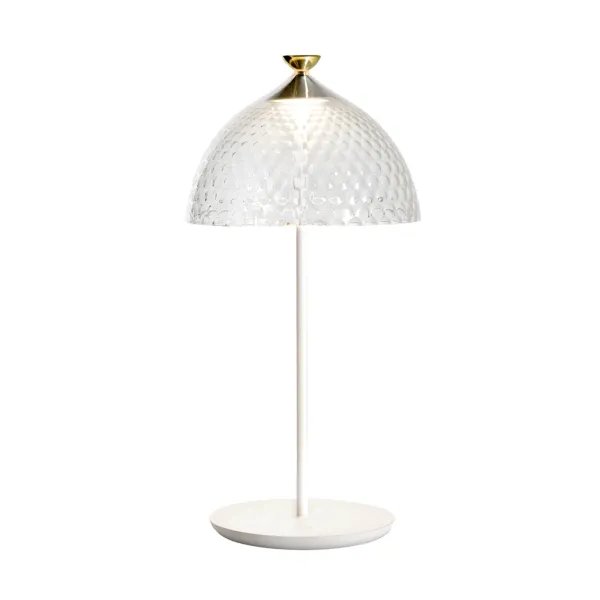 Kartell Pumo Table Lamp - Transparent-White