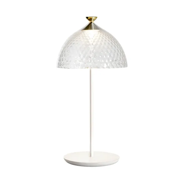 Kartell Pumo Table Lamp - Transparent-White