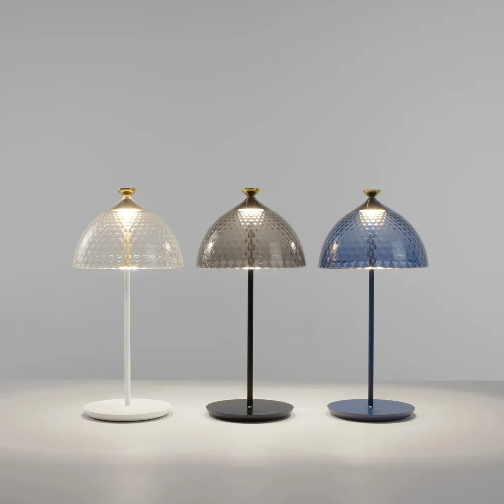 Kartell Pumo Table Lamp - Transparent-White