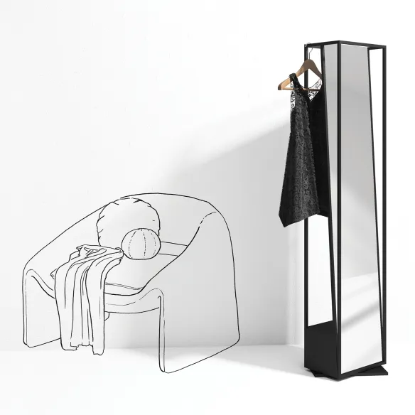 Spiegel free-standing Minottiitalia Cage